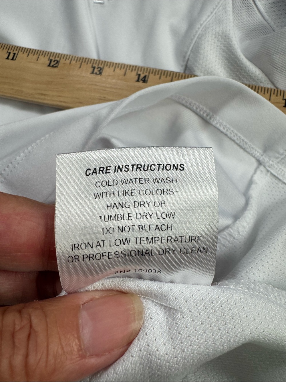 ROMFH Equestrian Chill Factor Long Sleeve Show Shirt XL White Horse Print Collar - Picture 12 of 16